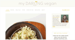 Desktop Screenshot of mydarlingvegan.com